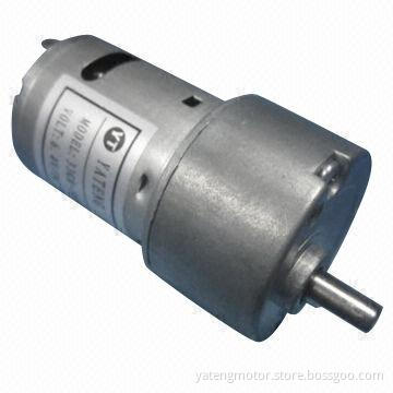 PMDC gear motor with high efficiency performance
